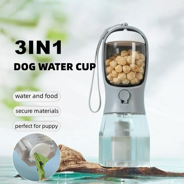 Dog Water Cup Three-in-one Small Multi-functional cup