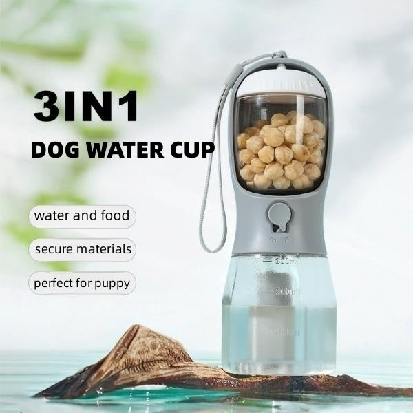 Dog Water Cup Three-in-one Small Multi-functional cup
