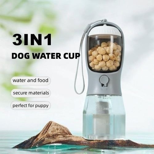 Dog Water Cup Three-in-one Small Multi-functional cup